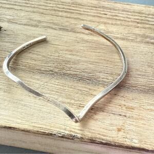Sterling Silver Thin Cuff Bracelet